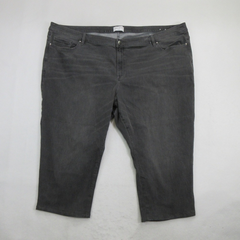 Lane Bryant Women's Jeans Size 34/36 Gray Signature Fit Mid Rise Boot Stretch